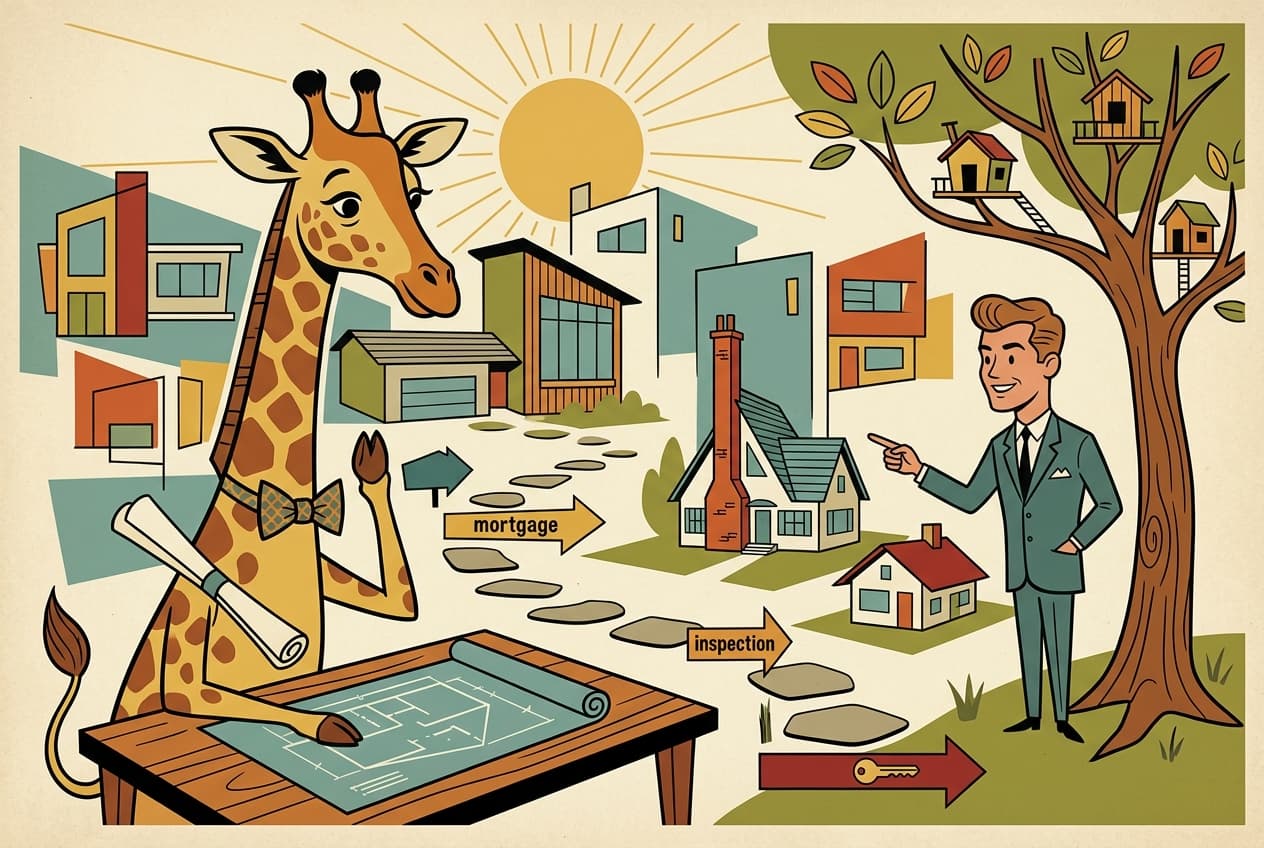 Reaching New Heights in Real Estate: A Giraffe's Guide to Homeownership